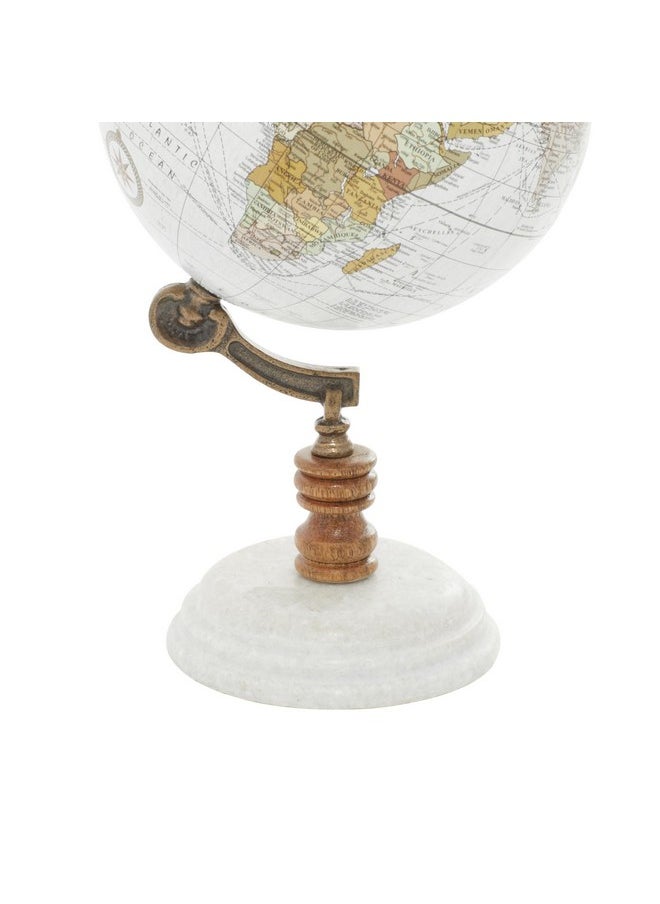 Deco 79 Paper Globe with Marble Base, 7