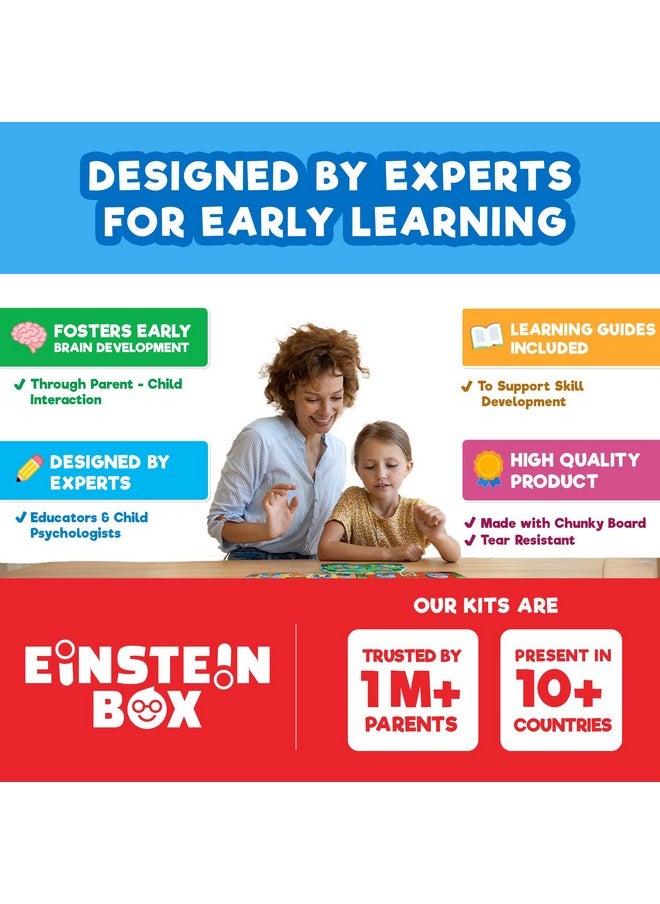 Einstein Box Who's in The House Game for Kids 2-5 Years Old | Toys & Gifts for Boys & Girls Ages 2-5 Years| Kids Games | Birthday Gift for Kids Ages 2,3,4,5 Years | Learning & Education Toys|