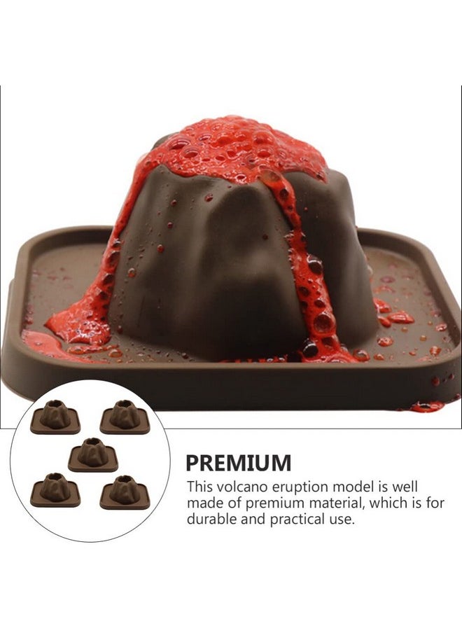 Toddmomy 5Pcs Volcanic Model Volcano Science Kit Volcano Eruption Toy Volcano Prop Scientific DIY Demonstration Model Fairy Garden Landscape Decoration