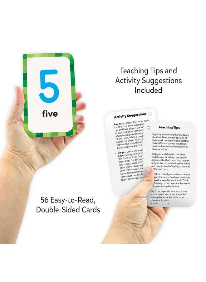 Teacher Created Resources Everyday Words English/Spanish Flash Cards (EP62073), Medium