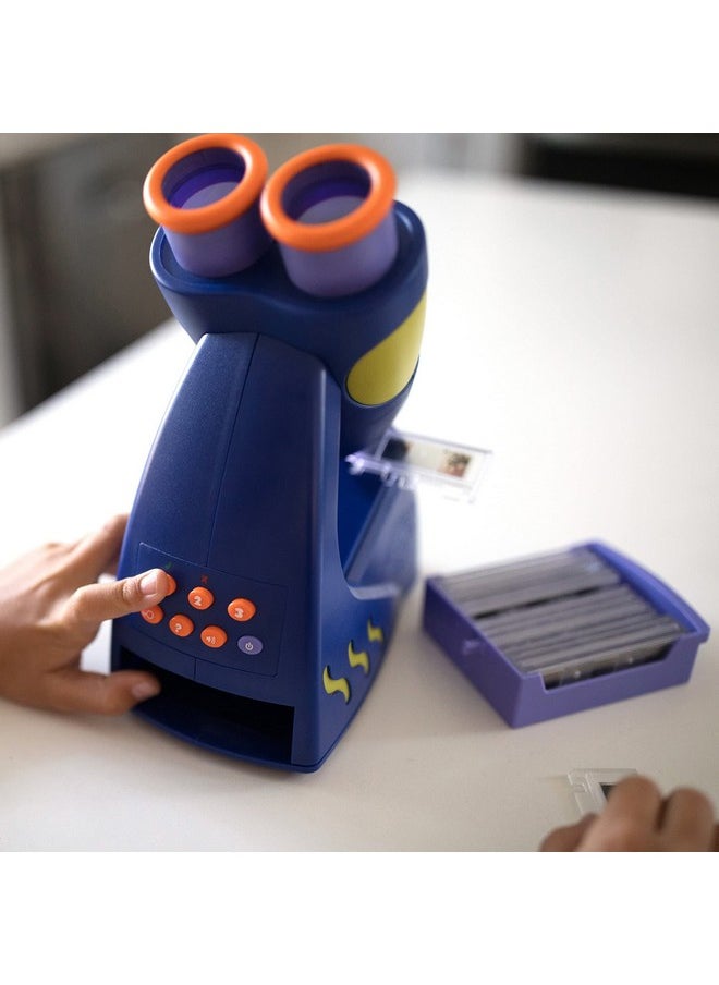 Educational Insights GeoSafari Jr. Talking Microscope Featuring Bindi Irwin: Microscope for Kids, STEM & Science Toy, Interactive Learning, Ages 3+