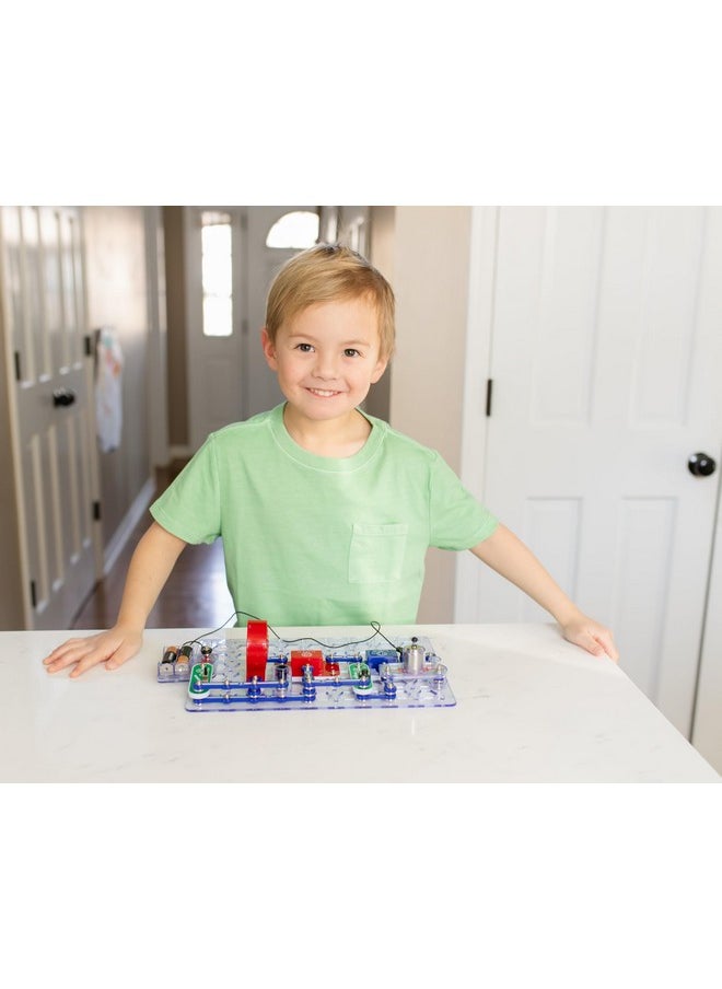 Snap Circuits Jr. SC-100 Electronics Exploration Kit, Over 100 Projects, Full Color Project Manual, 28 Parts, STEM Educational Toy for Kids 8 +