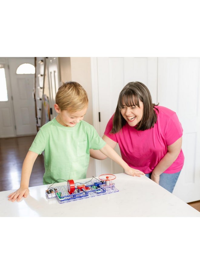 Snap Circuits Jr. SC-100 Electronics Exploration Kit, Over 100 Projects, Full Color Project Manual, 28 Parts, STEM Educational Toy for Kids 8 +