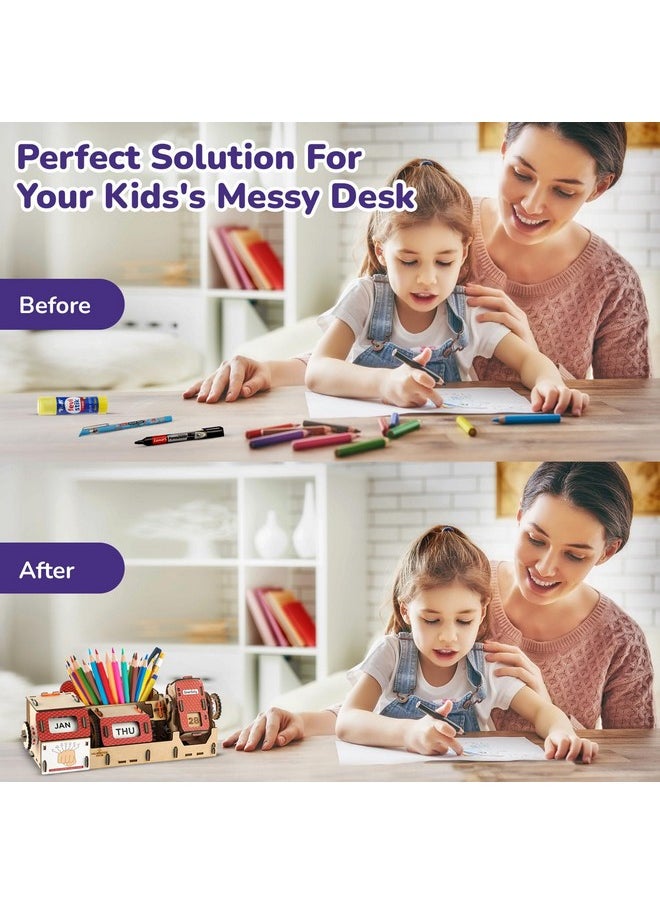 Smartivity Infinity Calendar & Stationary Organizer for Kids Age 8-9-10-11-12-13-14 Years | Birthday/New Year Gift for Girls & Boys | DIY Science Toys for Kids 8-14 YearsI STEM Toy