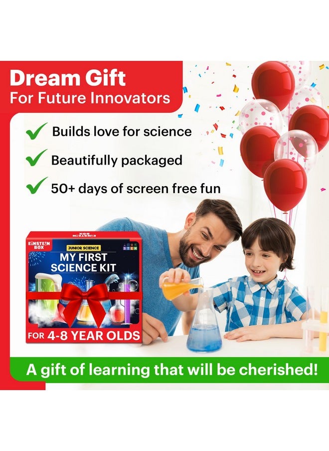 Einstein Box My First Science Kit for Boys and Girls Aged 4-6-8|Birthday Gifts Ideas for Kids| STEM Learning & Education Toys for 4,5,6,7,8 Year Olds | Gift Ideas for Boys & Girls |
