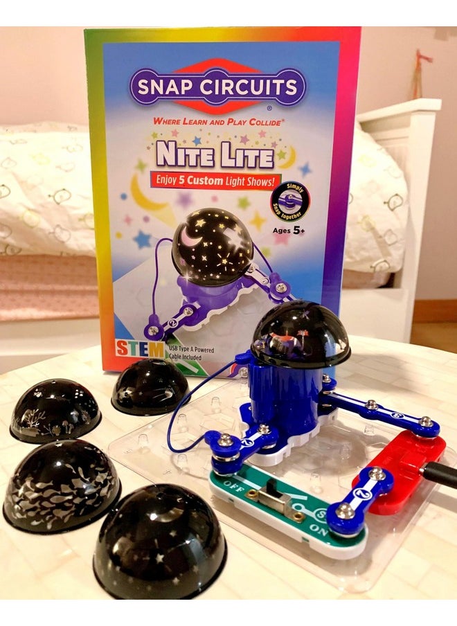 Night Light for Kids | Includes 5 Light Shows | Ages 5+ | Rotating Night Light Projector