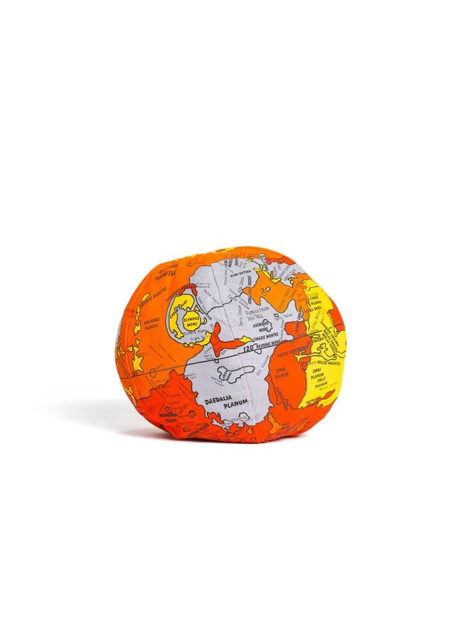 Hugg-A-Mars- The Original Soft & Huggable Red Planet. 400 Places Labeled, for All Ages Too. Kids Teens Adults,Teachers and Parents, Educational Toy