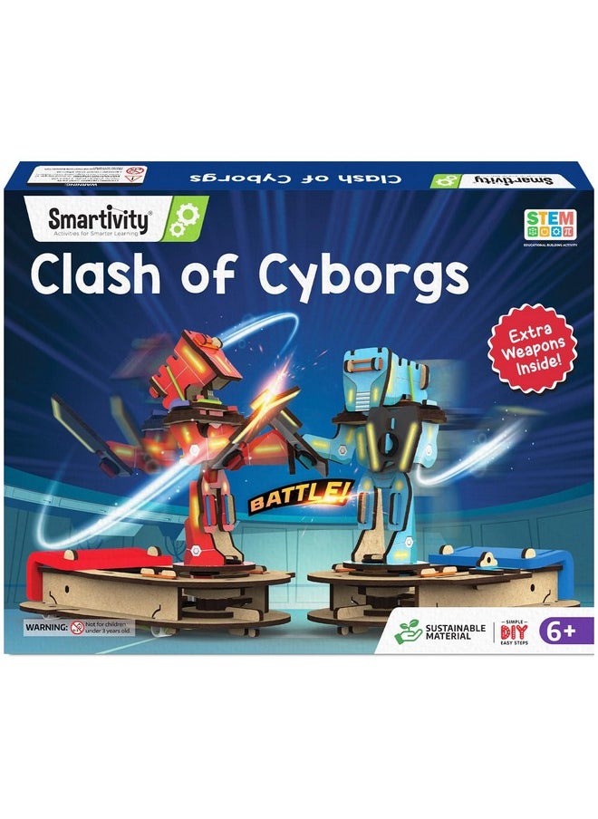 Smartivity Fighting Robots I 2 Player Fun Battle Game Toy Kids 6-14 Years Old I Birthday Gifts Boys & Girls I Diy Stem Educational Science Toy Kids 6,7,8,9,10,11,12,13,14 Years - Multicolor
