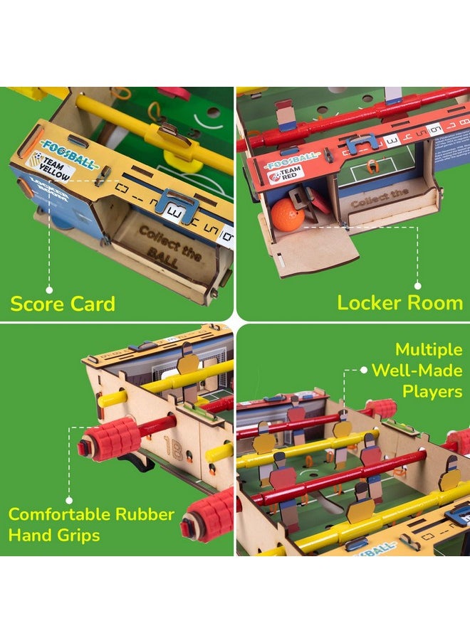 Smartivity DIY Foosball Table for Kids Ages 6-7-8-9-10-11-12 Years I Indoor Scoccer Game | Birthday Gifts for Boys & Girls | STEM Science Toy for Kids Age 6-12 Years Old