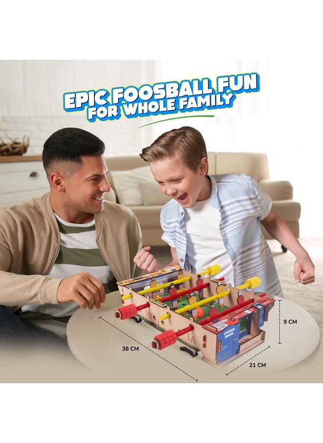 Smartivity DIY Foosball Table for Kids Ages 6-7-8-9-10-11-12 Years I Indoor Scoccer Game | Birthday Gifts for Boys & Girls | STEM Science Toy for Kids Age 6-12 Years Old
