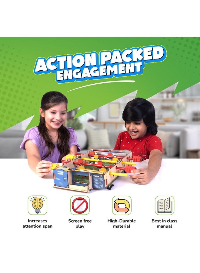 Smartivity DIY Foosball Table for Kids Ages 6-7-8-9-10-11-12 Years I Indoor Scoccer Game | Birthday Gifts for Boys & Girls | STEM Science Toy for Kids Age 6-12 Years Old