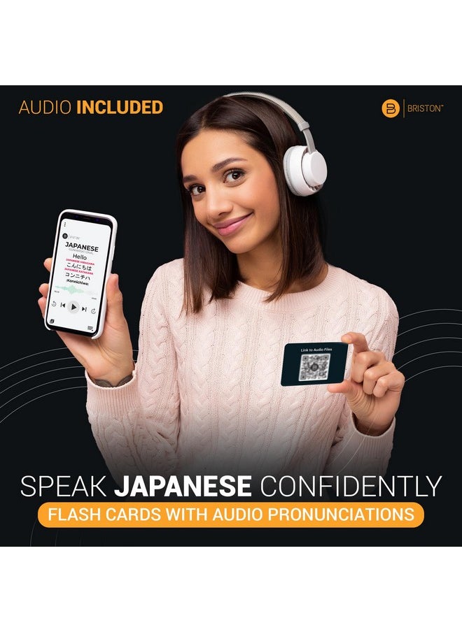 Japanese Conversational Phrase Flash Cards - 75 Beginner Sayings for Travel, Memory, Quick Reference - Educational Language Learning Resource Tool - Fun Play - Kids, Students, Classroom, Homeschool