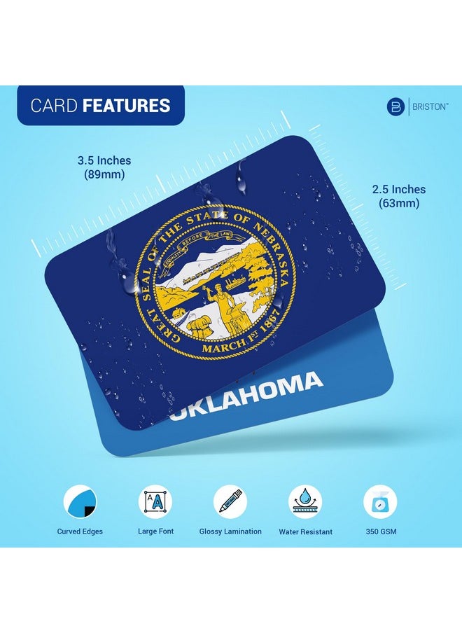 Countries of The World Flashcards - 290 Country & US States Complete with Capital, Continent, Flag & More - Educational Geography Flash Card Game Gift for Kids, Family & Adults [Updated August 2024]