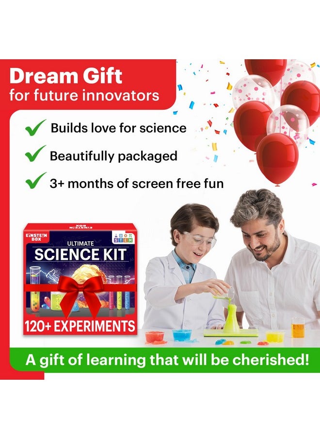 Einstein Box Ultimate Science Kit for Boys and Girls Ages 8-12-14| Birthday Gifts Ideas for Kids| STEM Learning Toys for 8,9,10,11,12,13,14 Year Olds|