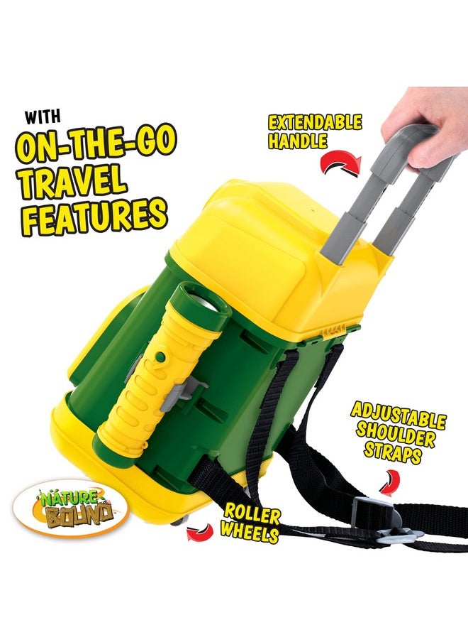 Nature Bound Explorer Backpack 9-Piece Set for Toddlers & Kids | Ultimate Outdoor Adventure Playset with Safari Gear: Binoculars, Shovel, Flashlight & More