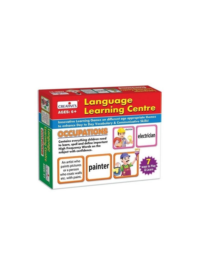 Creative's Language Learning Center- Occupation | Learning Game | Home & School Learning Pack | Educational Game for Kids | 7 Ways to Play & Learn | Ages 6 & up Children