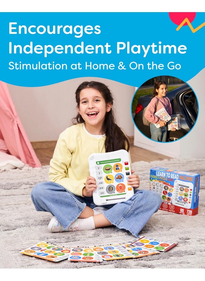 Phonics Learning Pad - Electronic Phonics Reading Game for Kids Ages 5-11 - Learn to Read in 720 Phonic and Letter Sound Questions - Vowels, Consonant Blends, Digraphs, Diphthongs