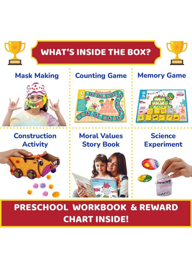 Smartivity Little Sparks Pre-School Learning Kit For Kids Age 4,5,6 Years Old, Gift Toy For Boys & Girls 4,5,6 Years Old, Educational Toys/Curriculum Based Activity Kit, Fun Birthday Gift
