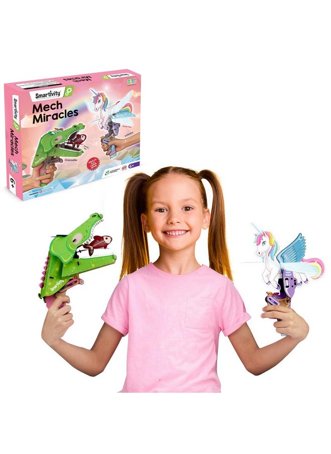 Smartivity 2in1 Animals I Magical Unicorn & Cute Crocodile I Toys for Kids 6-12 Years Old | Birthday Gifts for Boys & Girls| DIY Science Toy for Kids 6,7,8,9,10,11,12 I STEM Educational Game