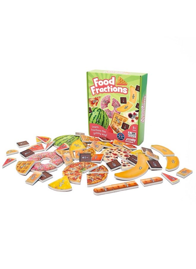 Junior Learning Food Fractions - Learn Fractions The Yummy Way, Multi