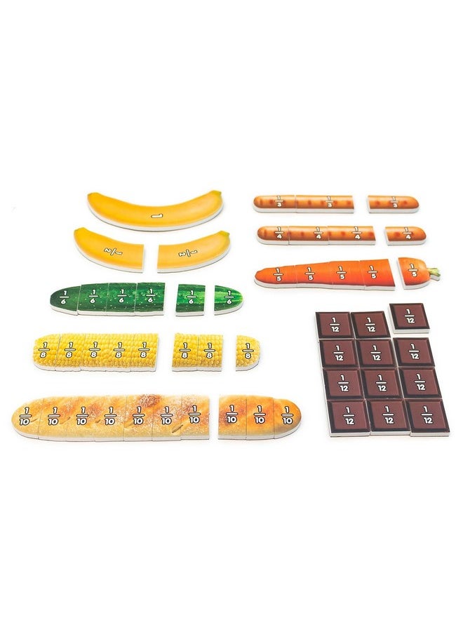 Junior Learning Food Fractions - Learn Fractions The Yummy Way, Multi