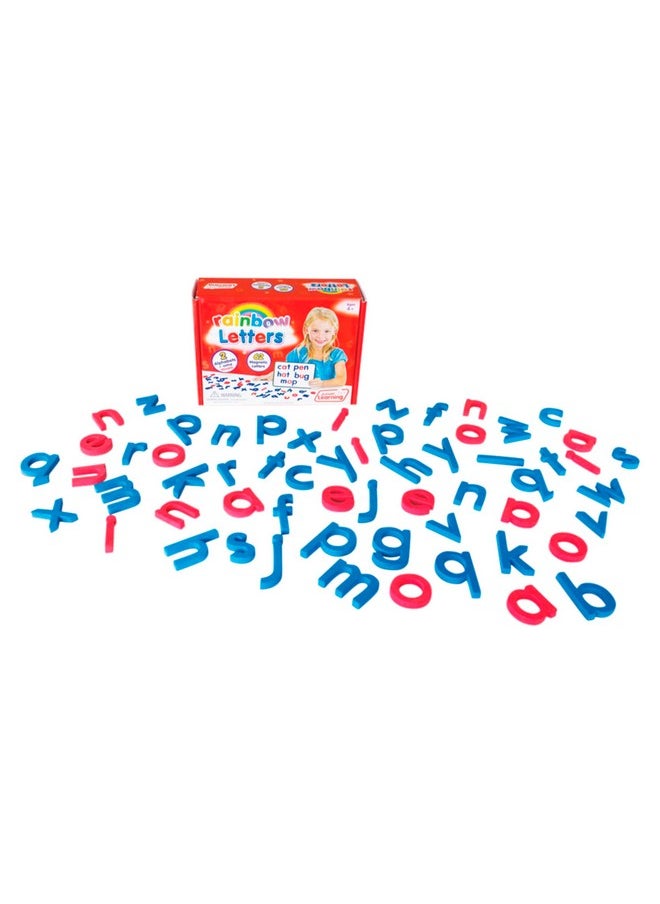 Junior Learning Rainbow Letters, Print, 62 Pieces