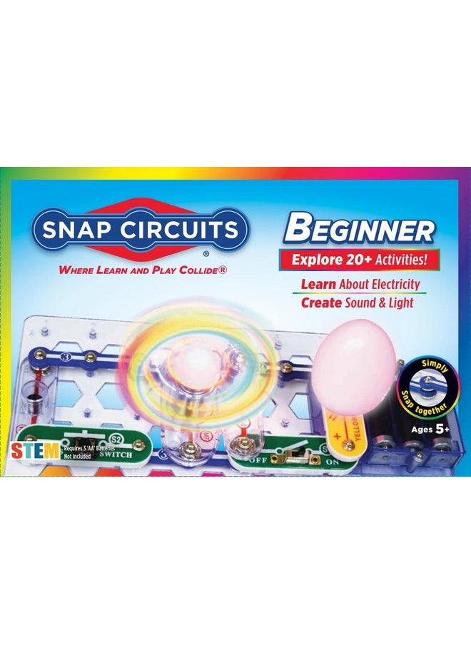 Snap Circuits Beginner, Electronics Exploration Kit, Stem Kit for Ages 5-9 (SCB-20)
