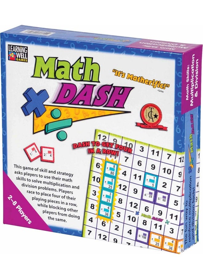 Learning Well Games by Edupress, Math Dash/Math Skills Multiplication & Division (EP62349)