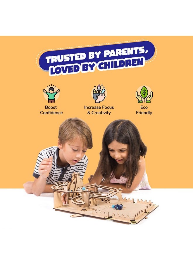 Smartivity Roller Coaster Marble Run STEM DIY Kit for Kids 8-14 Years | Best Birthday Gifts for Boys & Girls 8-10-12-14 Years Old | Educational Construction Activity Game