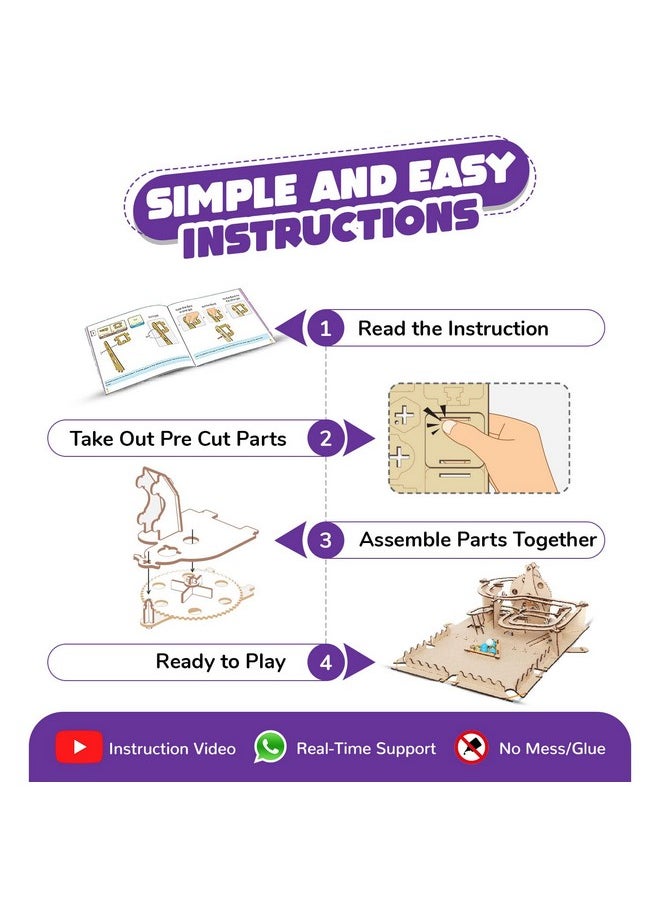 Smartivity Roller Coaster Marble Run STEM DIY Kit for Kids 8-14 Years | Best Birthday Gifts for Boys & Girls 8-10-12-14 Years Old | Educational Construction Activity Game