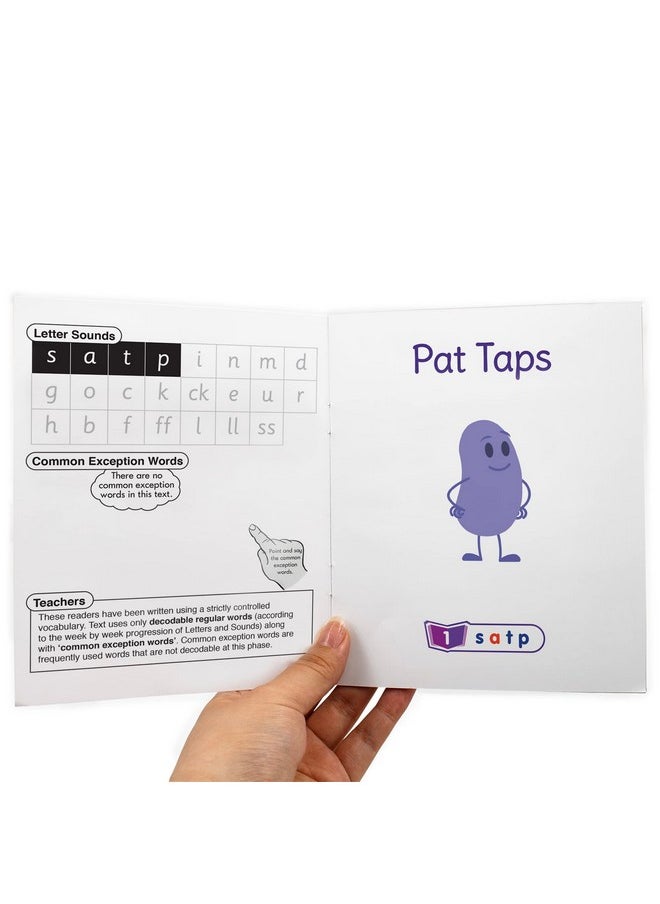 Junior Learning Decodable Readers The Pods - Phase 2 Letter Sounds: The Science of Reading, Easy decodable Texts, Beginning Readers, for Ages 5+, Grade K