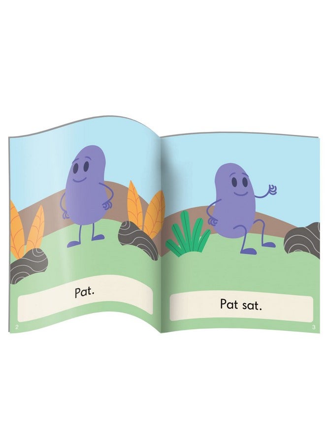 Junior Learning Decodable Readers The Pods - Phase 2 Letter Sounds: The Science of Reading, Easy decodable Texts, Beginning Readers, for Ages 5+, Grade K