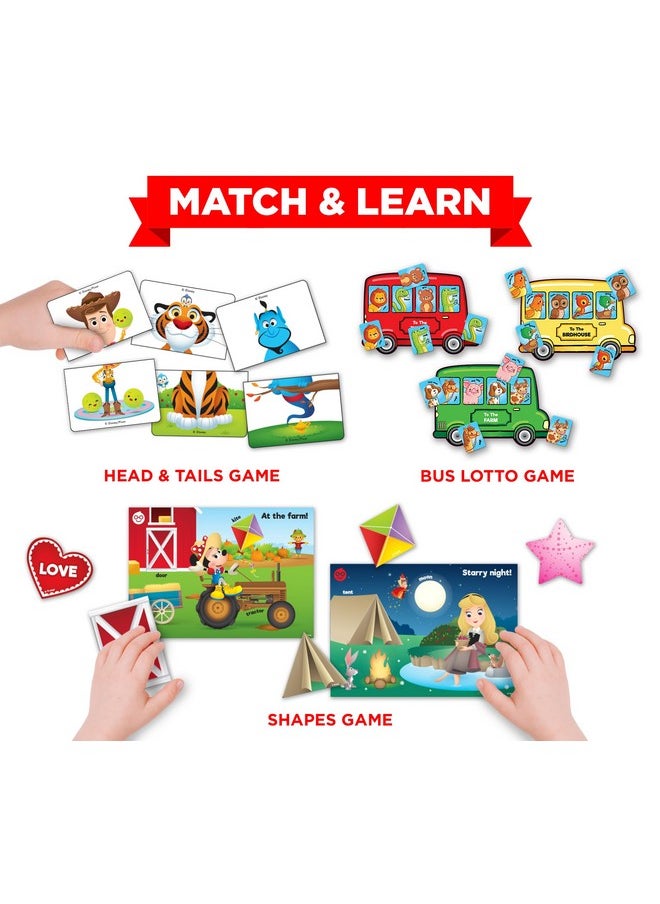 Einstein Box Featuring Disney Birthday Gift Set for 2-Year-Old Boys and Girls | Disney Gift Toys for 2-Year-Old Kids | Board Books and Fun Games | Learning and Educational Toys & Games |