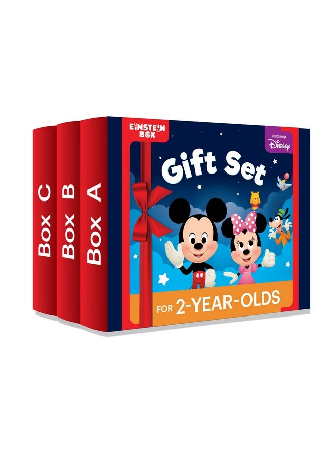 Einstein Box Featuring Disney Birthday Gift Set for 2-Year-Old Boys and Girls | Disney Gift Toys for 2-Year-Old Kids | Board Books and Fun Games | Learning and Educational Toys & Games |