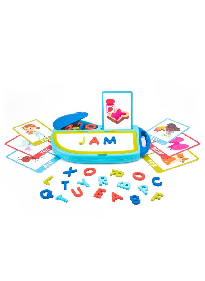 Educational Insights AlphaMagnets GO! Spelling Activity Set, 73 Pieces, Gift for Toddlers Ages 4+