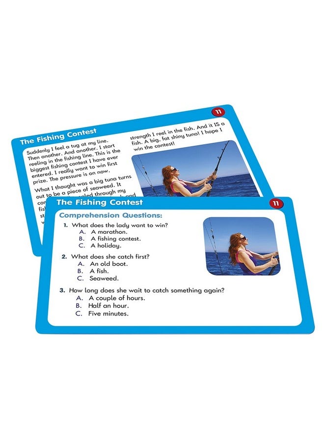 Junior Learning JL355 50 Comprehension Activities, Multi, Medium