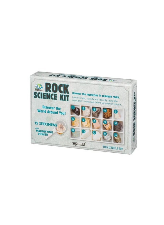 STEM Toy Rock Science Kit Geology Mineral Specimen For Kid Geologists