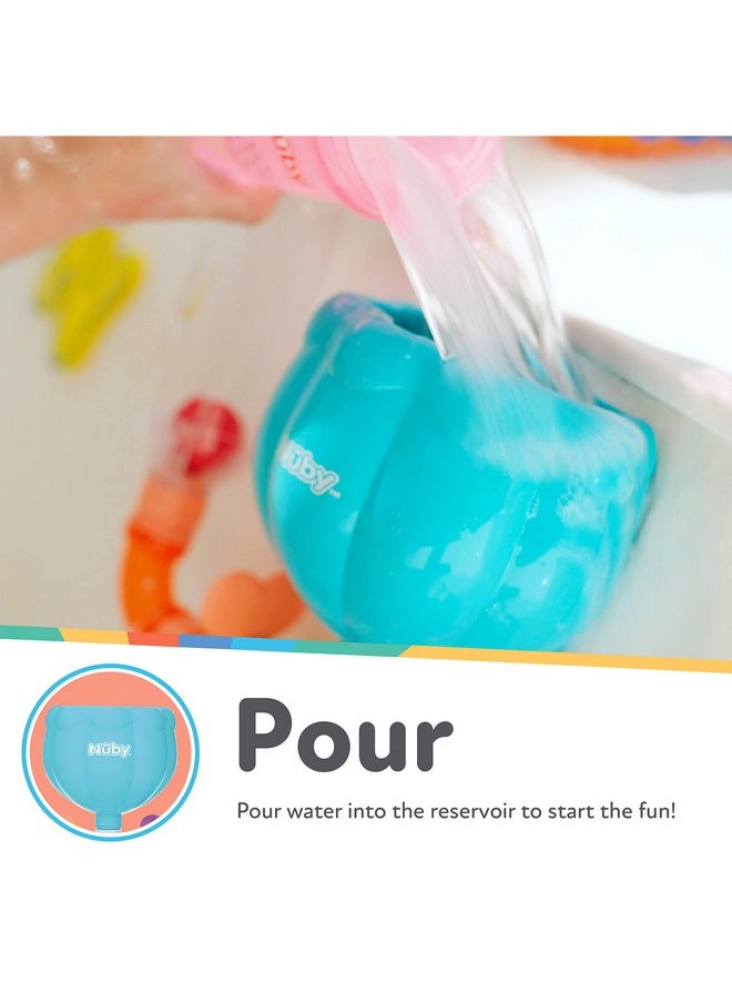 Nuby Wacky Waterworks Pipes Bath Toy - Baby Bathtub Toy with Interactive Features for Cognitive Development