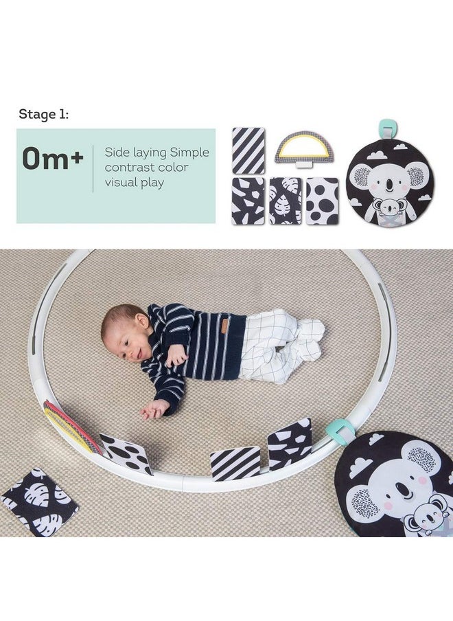 Taf Toys All Around Me Activity Hoop | Developmental Hoop, Prefect for Newborns and up, with 24 Developmental Activities. Designed to Promote Baby’s Senses, Motor Skills and Cognitive Development
