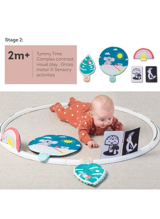 Taf Toys All Around Me Activity Hoop | Developmental Hoop, Prefect for Newborns and up, with 24 Developmental Activities. Designed to Promote Baby’s Senses, Motor Skills and Cognitive Development