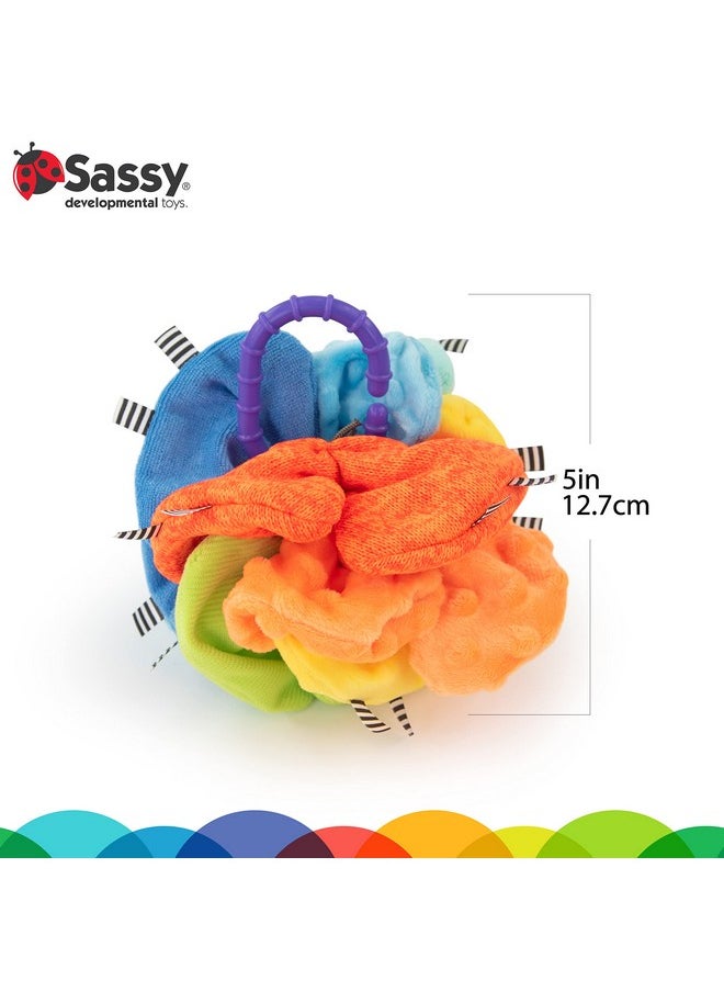 Sassy Crinkle Ball, Sensory Toy, 3+ Months