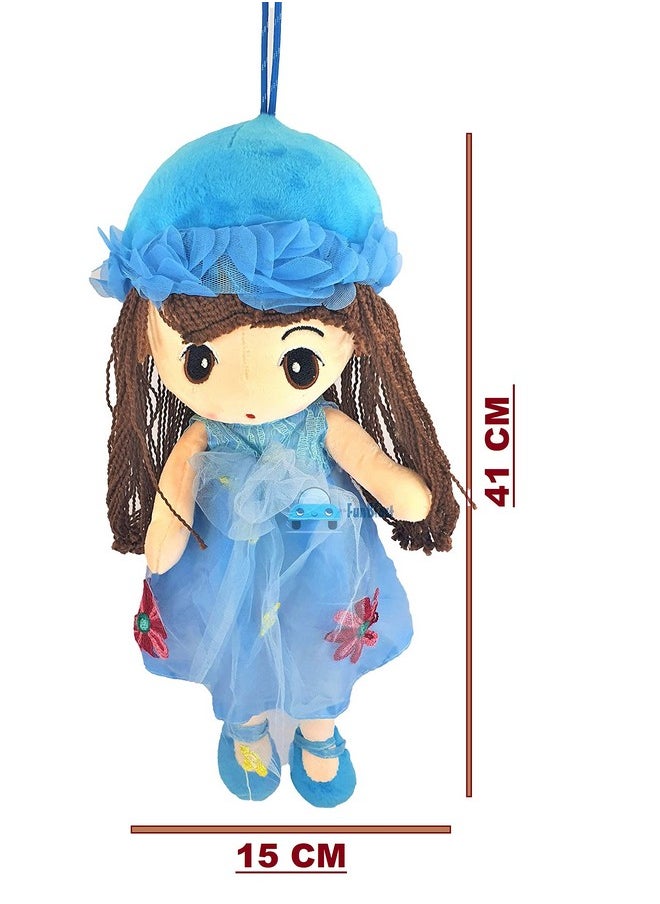 FunBlast Soft Toy Doll for Girls Stuffed Toy for Kids - (40 CM; Multicolor)