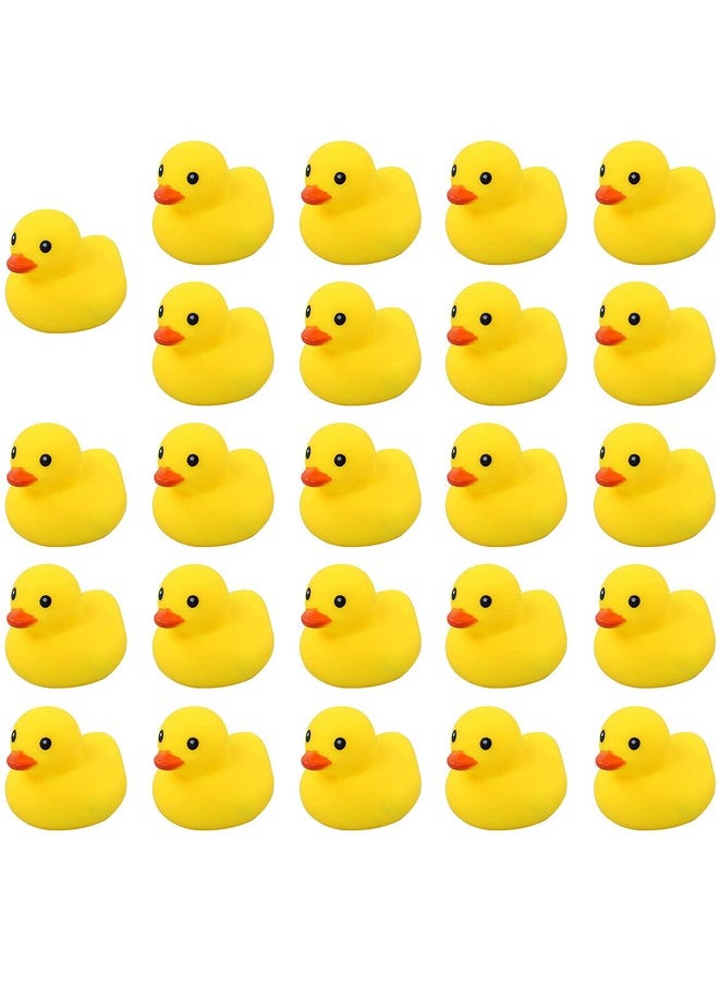 Wankko Mini Yellow Rubber Bath Ducks for Child 24pcs