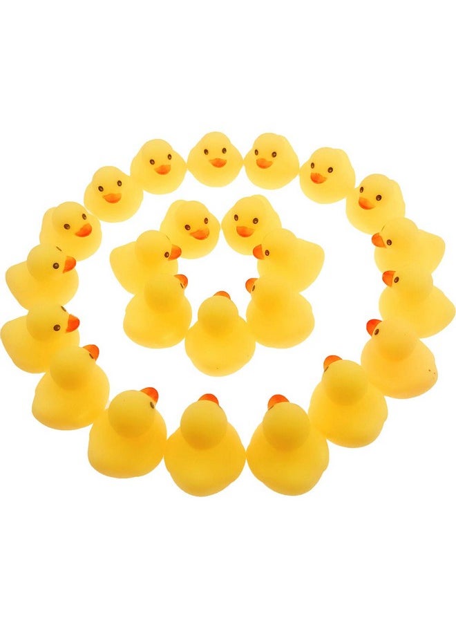 Wankko Mini Yellow Rubber Bath Ducks for Child 24pcs