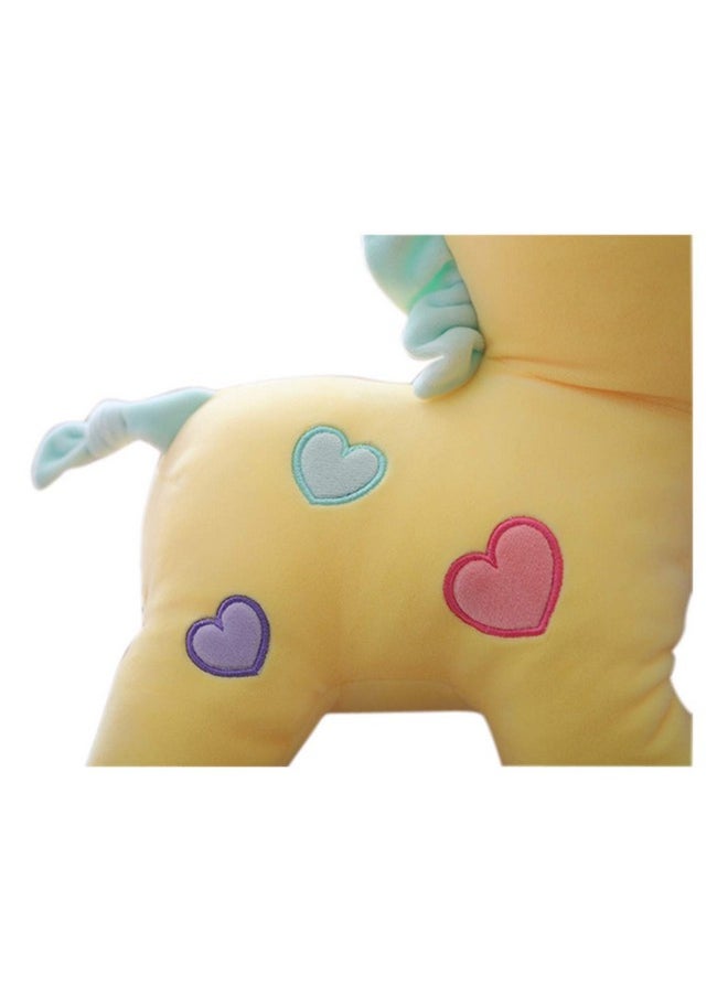 Tickles Super Soft Cute Unicorn Plush Animal Toy for Kids Boys & Girls (Color: Yellow Size: 35 cm)