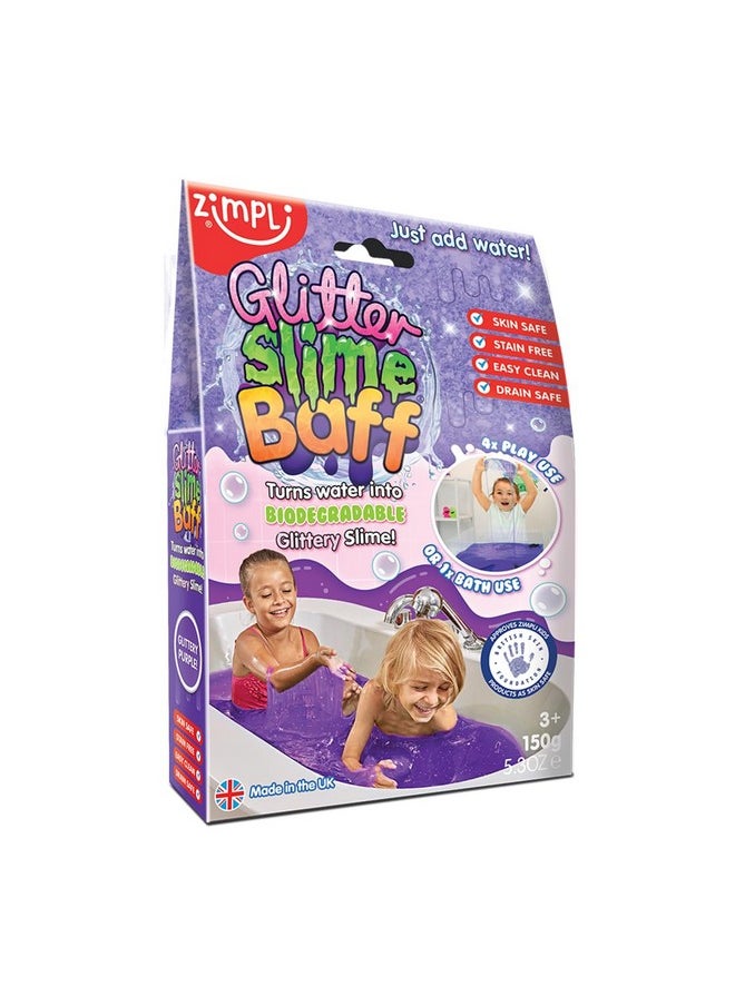 Zimpli Kids Glitter Slime Baff- 150G - 1 Use - Purple
