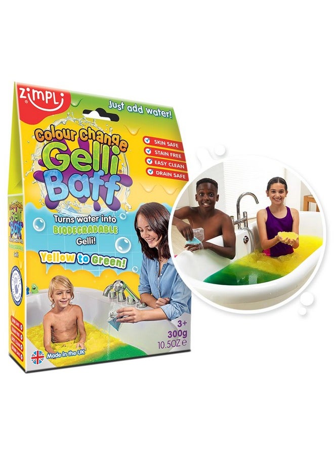 Zimpli Kids Cosmic Yellow Baff Color Change Box, 300g, Yellow to Green (5034)