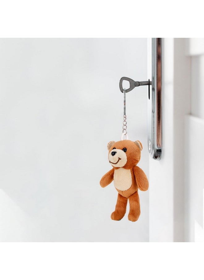 Webby Combo of Plush Keychain and Standing Bunny Soft Toys | Cute Stuffed Animal Keychains Set for Kids and Adults (Set of 2)