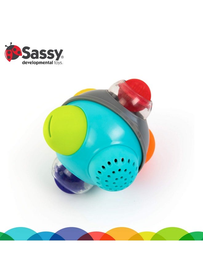 Sassy Rain Shower Bath Ball STEM Bath Toy, 6+ Months