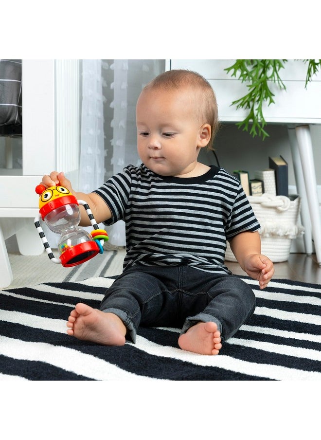 Baby Einstein Cal’s Sensory Shake-up Developmental Activity Rattle Toy, BPA Free, for Infants Ages 3 Months and up
